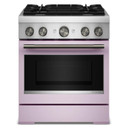 Kitchenaid® 30-Inch 4 Burner Commercial-Style Dual Fuel Range with No Preheat Air Fry Mode KFDS930SWF