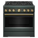 KitchenAid® 36-Inch 6 Burner Commercial-Style Gas Range with No Preheat Air Fry Mode KFGS936SJP