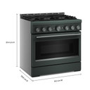 KitchenAid® 36-Inch 6 Burner Commercial-Style Gas Range with No Preheat Air Fry Mode KFGS936SJP