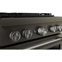 KitchenAid® 30-Inch 4 Burner Commercial-Style Dual Fuel Range with No Preheat Air Fry Mode KFDS930SBE