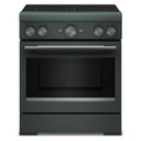 Kitchenaid® 30-Inch 4-Element Induction Freestanding Commercial-Style Range with Air Fry KFIS930SJP