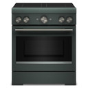 Kitchenaid® 30-Inch 4-Element Induction Freestanding Commercial-Style Range with Air Fry KFIS930SJP