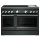 Kitchenaid® 48-Inch 6-Element Induction Freestanding Commercial-Style Range with Griddle KFID948SJP