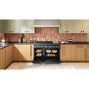 Kitchenaid® 48-Inch 6 Burner Commercial-Style Dual Fuel Range with Griddle KFDD948SJP