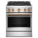 KitchenAid® 30-Inch 4 Burner Commercial-Style Gas Range with No Preheat Air Fry Mode KFGS930SSS