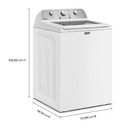 Maytag® 5.4 Cu. Ft. IECTop Load Agitator Washer with Extra Power Cycle MTW5205TW