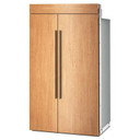 Kitchenaid® 30 Cu. Ft. 48" Built-In Panel-Ready Side-by-Side Refrigerator with Platinum Interior KBSN748TPA