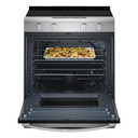 Whirlpool® 30-inch Electric Smart Range with No Preheat Mode and Steam Clean YWSES3330TS
