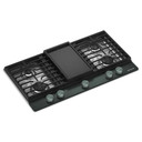 Kitchenaid® Gas-on-Metal Cooktop with an Integrated Wok Grate and CookShield™ Finish KCGK736SJP