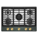 Kitchenaid® Gas-on-Metal Cooktop with an Integrated Wok Grate and CookShield™ Finish KCGK730SJP