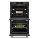 Kitchenaid® 30-inch Smart Electric Double Wall Oven with Intelligent Cooking Camera - Black Ore KOED930SBE