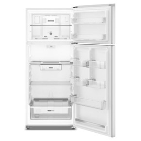 Whirlpool® 28-inch Wide Top Freezer Refrigerator with Total Coverage Cooling- 18.0 Cu. Ft. WRTX5118TW