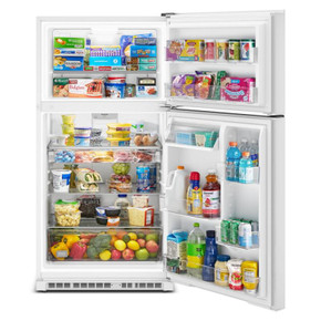 Maytag® 33-Inch Wide Top Mount Refrigerator with Garage Mode - 21 Cu. Ft. MRTX5121TW