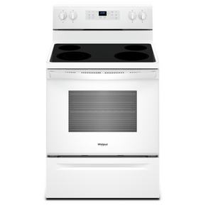 Whirlpool® 5.3 cu. ft. guided Electric Freestanding Range with True Convection Cooking YWFE521S0HW