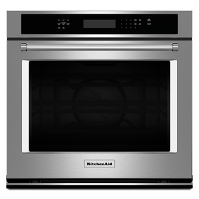 Kitchenaid® 30 Single Wall Oven with Even-Heat™ True Convection KOSE500ESS