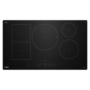 Whirlpool® 36" Intelligent Induction Cooktop with Temp Cook™ Technology and WipeClean™ Coating WCIT7536SB