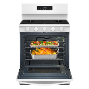 Whirlpool® 30-inch Gas Range with Air Cooking Technology WFGS5730SW