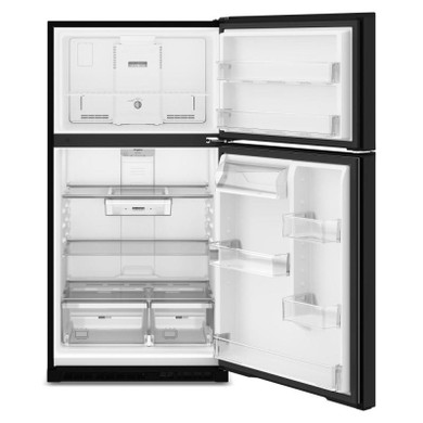 Whirlpool® 32.8-inch Wide Top Freezer Refrigerator with Total Coverage Cooling- 21 Cu. Ft. WRTX7421TB