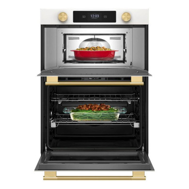 Kitchenaid® 30-inch Smart Electric Combo Wall Oven with Assisted Cooking Modes KOEC730SPL