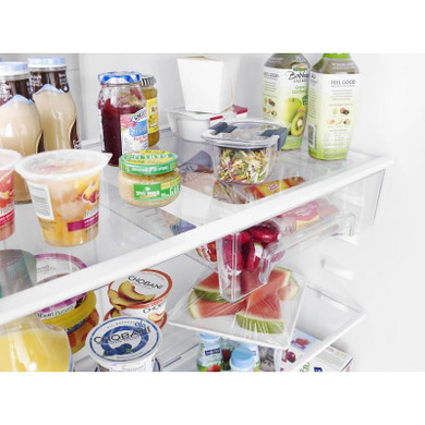 Whirlpool® 33" Wide Top-Freezer Refrigerator with Optional EZ Connect Icemaker Kit (Sold Separetely) WRT541SZDM