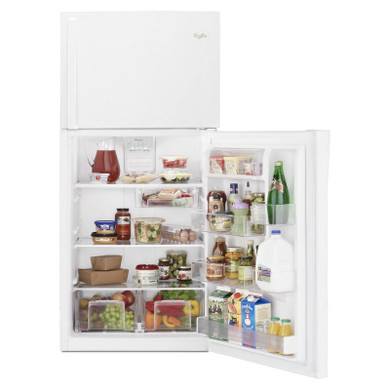 Whirlpool® 30-inch Wide Top-Freezer Refrigerator - EZ Connect Icemaker Kit Compatible- 19.2 cu. ft. WRT519SZDW