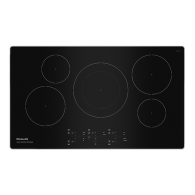 Kitchenaid® 36-Inch 5-Element Sensor Induction Cooktop KCIG556JSS