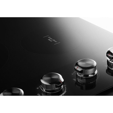 Kitchenaid® 30" Electric Cooktop with 5 Elements and Knob Controls KCES550HBL