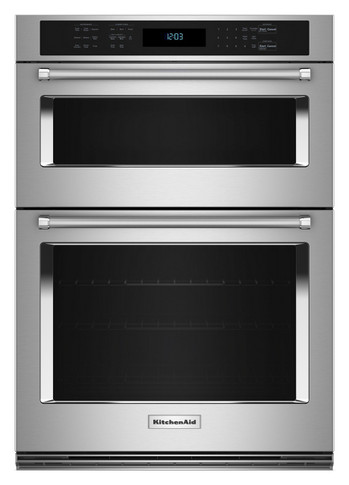 KitchenAid® 30" Combination Microwave Wall Oven with Air Fry Mode KOEC530PSS