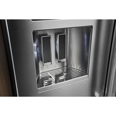 Kitchenaid® 26.8 Cu. Ft. Standard-Depth French Door Refrigerator with Exterior Ice and Water Dispenser KRFF577KPS