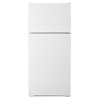 Amana® 14 cu. ft. Top-Freezer Refrigerator with Flexible Storage Options ART104TFDW