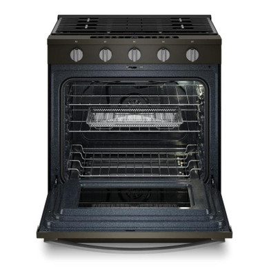 Whirlpool® 30-inch Smart Slide In Gas Range with Air Cooking Technology, No Preheat Air Fry, Steam/Self Clean and High Speed Preheat WSGS7530RV