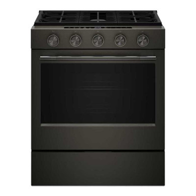 Kitchenaid® 5.0 Cu. Ft. Smart Slide-in Gas Range with Convection Cooking Modes and 2-in-1 Burner KSGS530SBE