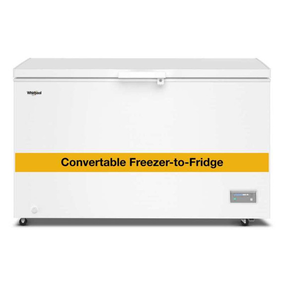 Whirlpool® 16 Cu. Ft. Convertible Chest Freezer with 3 Storage Baskets WZCC5516TW