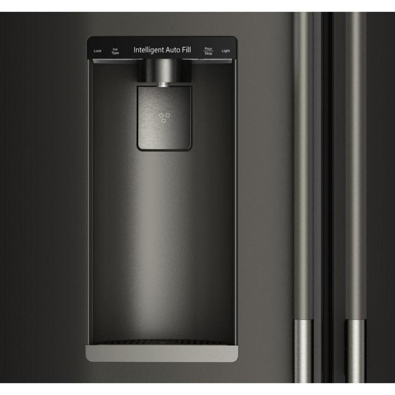 Kitchenaid® Counter-Depth French Door Refrigerator with Intelligent Auto Fill KRFC536SBE