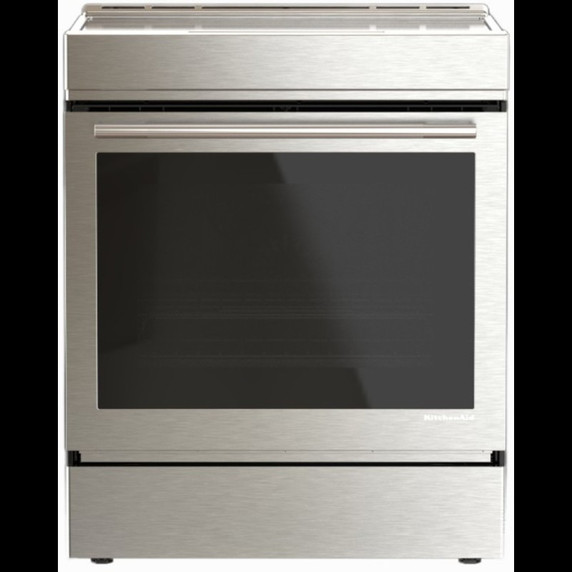 KitchenAid® 30-in Induction Slide In Range with Air Fry and True Convection, 6.4 Cu FT KSIS730TPSTEMP