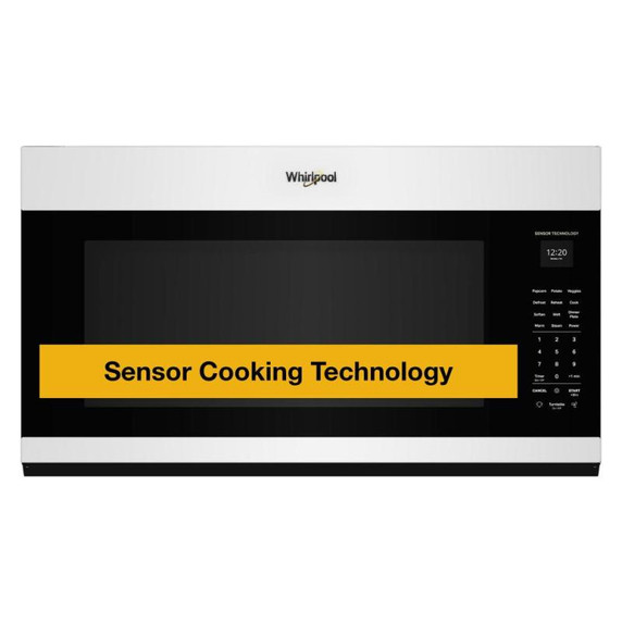 Whirlpool® 2.1 cu. ft. Microwave Hood with 4-Speed Venting YWMMS5630TW