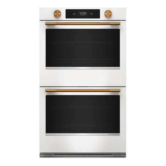 Kitchenaid® 30-inch Smart Electric Double Wall Oven with Assisted Cooking Modes KOED730SPL