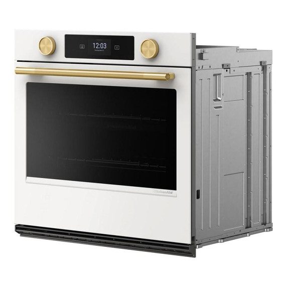 Kitchenaid® 30-inch Smart Electric Single Wall Oven with Assisted Cooking Modes KOES730SPL