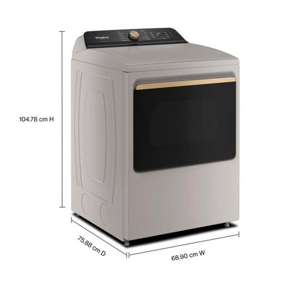 Whirlpool® 7.5 cu. ft. Smart Electric Top Load Dryer with Steam Iron and AI Dry YWED8509TL