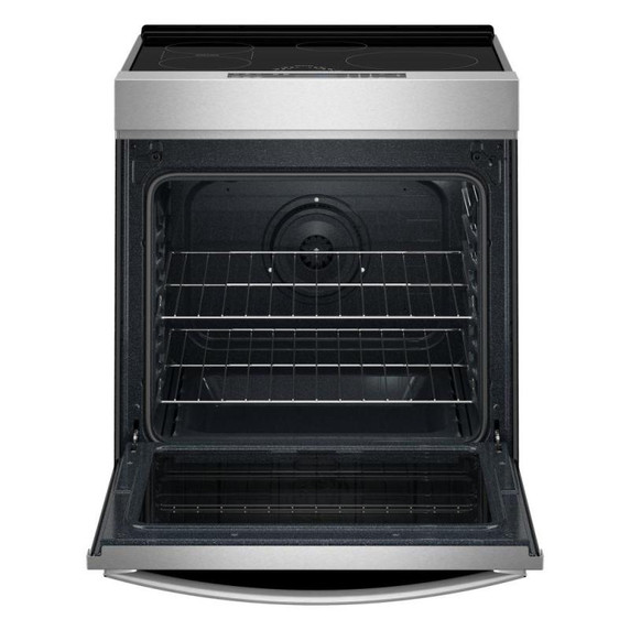 Whirlpool® 30-inch Induction Slide In Range with No Preheat Air Fry and True Convection Advanced Air Cooking Technology WSIS5030TZ