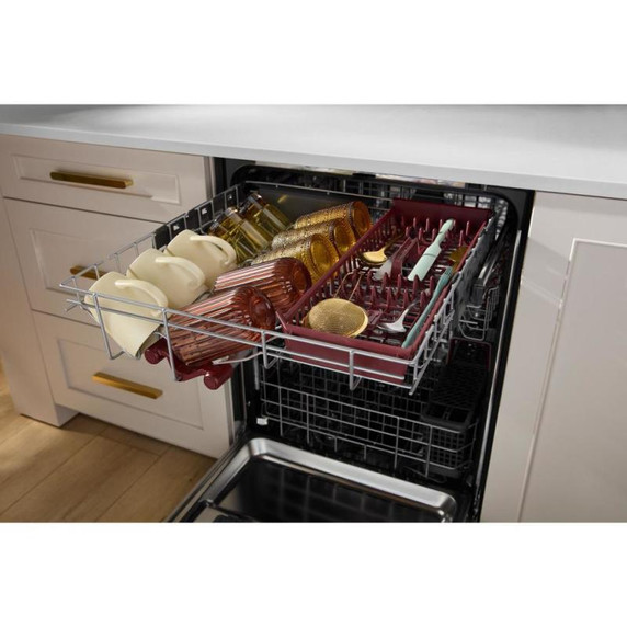 Kitchenaid® 360° Max Jets™ Third Rack Dishwasher with Stemware Shield and Stemware Clips, 44 dBA KDTS434SPS