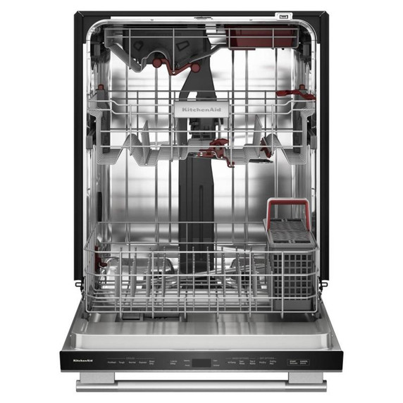 Kitchenaid® 360° Max Jets™ Third Rack Dishwasher with Stemware Shield and Stemware Clips, 44 dBA KDTS434SPS