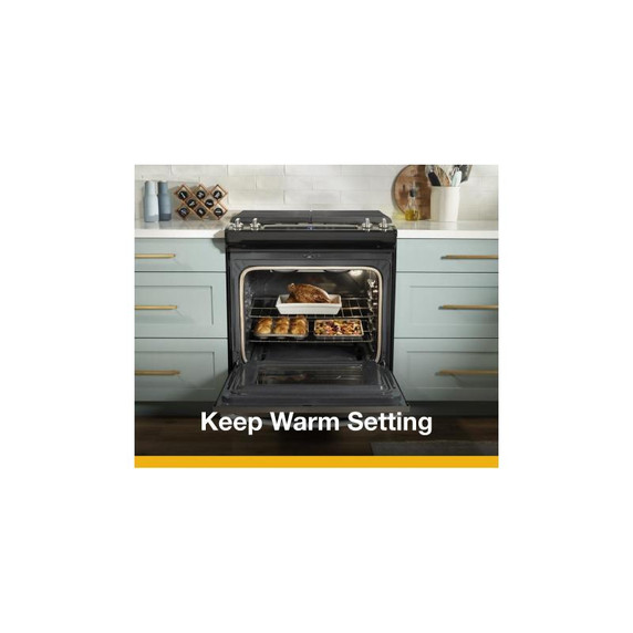 5.0 Cu. Ft. Whirlpool® Gas Range with Frozen Bake™ Technology WEG515S0LS 5.0 Cu. Ft. Whirlpool® Gas Range with Frozen Bake™ Technology WEG515S0LS