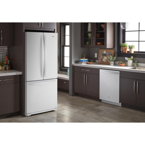 Whirlpool® 30-inch Wide French Door Refrigerator - 20 cu. ft. WRF560SFHW