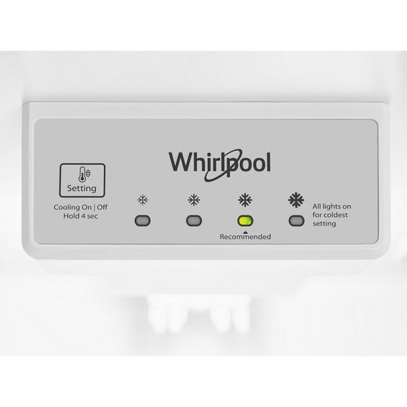 Whirlpool® 28-inch Wide Refrigerator Compatible With The EZ Connect Icemaker Kit – 18 Cu. Ft. WRT518SZFG