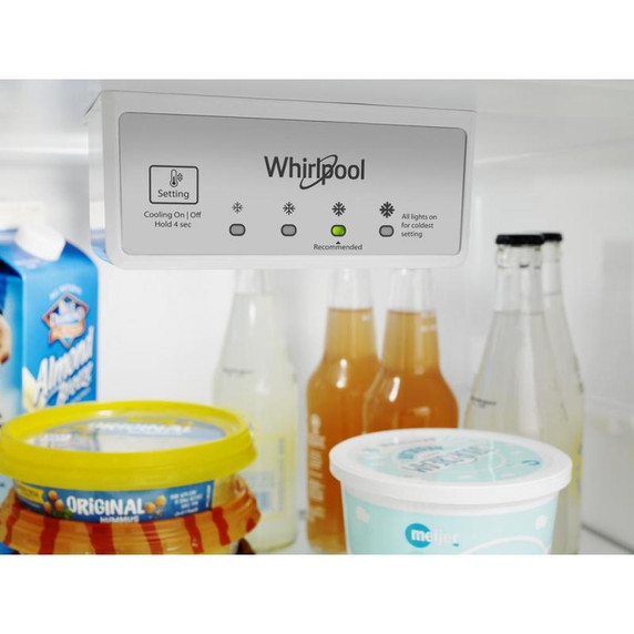 Whirlpool® 28-inch Wide Refrigerator Compatible With The EZ Connect Icemaker Kit – 18 Cu. Ft. WRT518SZFG