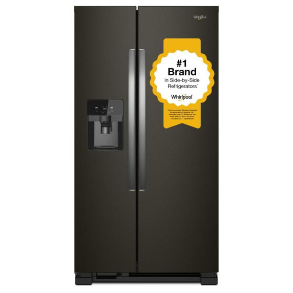 Whirlpool® 33-inch Wide Side-by-Side Refrigerator - 21 cu. ft. WRS321SDHV