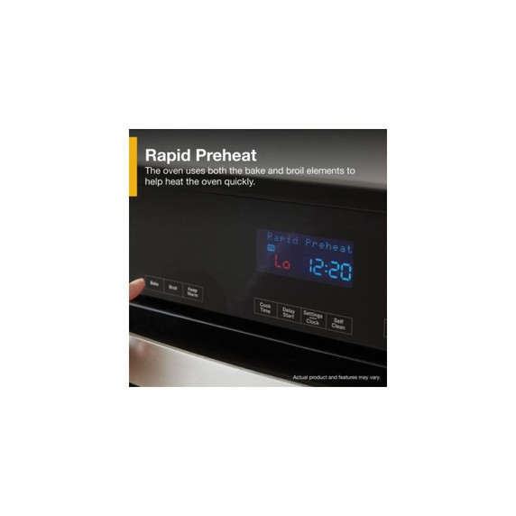 Whirlpool® 4.3 Cu. Ft. Single Self-Cleaning Wall Oven WOES3027LS