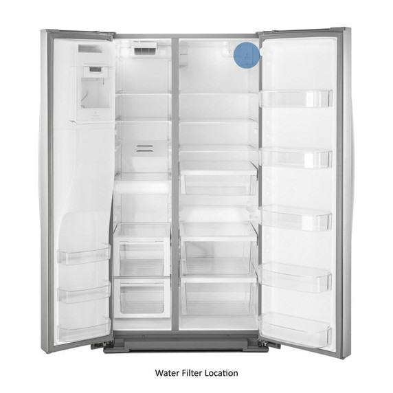 Whirlpool® 36-inch Wide Side-by-Side Refrigerator - 28 cu. ft. WRS588FIHZ