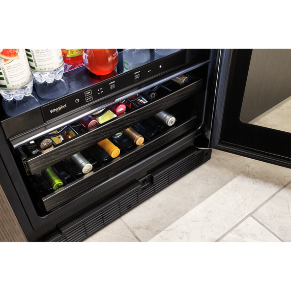 Whirlpool® 24-inch Wide Undercounter Beverage Center with Towel Bar Handle- 5.2 cu. ft. WUB35X24HZ